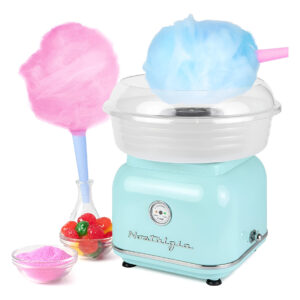 Nostalgia Clcm8aq Clasico Fabricante De Algodon De Azucar Turquesa