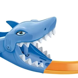Pista De Carros Tiburon Devorador Gran Escape Juguete Niño Azul Acero