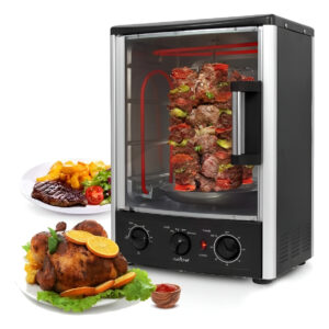 Nutrichef Azpkrt97 Asador Horno Rotatorio Multifuncional  Negro