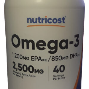 Aceite Pescado Nutricost Omega3 Sin Sabor