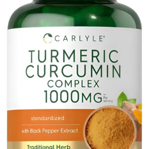 Suplemento De Curcumina De Cúrcuma Carlyle 3000 Mg 180 Cápsu Sin Sabor