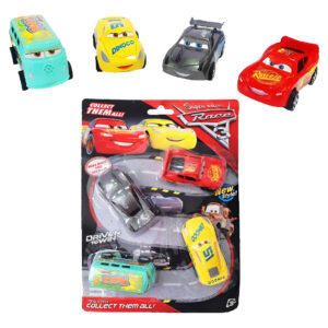 Carros Cars De Impulso Colección Juguete Didactico X 4 Pcs Autos Variado