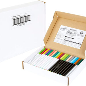 Crayola Super Tips, Marcadores Lavables, 80 Unidades