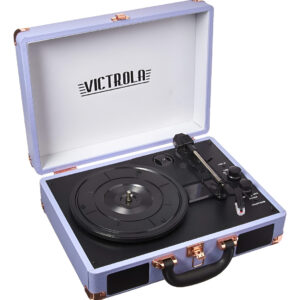 Tocadisco Victrola Lavanda Tornamesa Parlante Bluetoot Lavanda