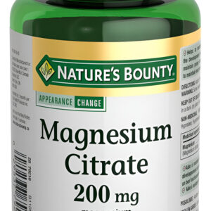 Nature's Bounty Citrato De Magn Sin Sabor