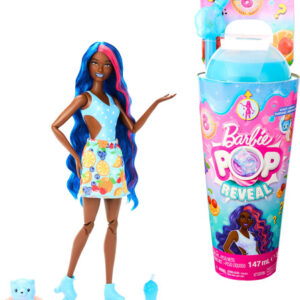 Muñeca Barbie Pop Reveal Fruit Series Fruit Punch, 8 Sorpres