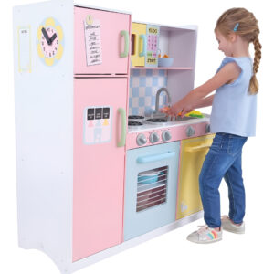Kidkraft Kidkraft Cocina De Madera Grande Para Juegos En Col Rosa