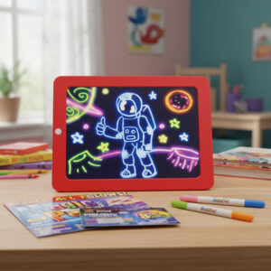 Ontel Deluxe Bonus Magic Pad - Tableta De Dibujo Con Luz Le. Sin