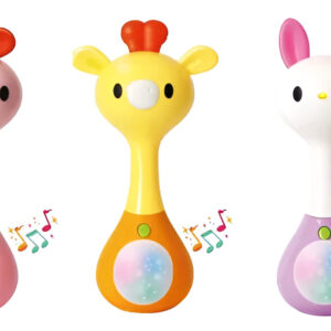 Sonajero Luces Sonido Animales Didáctico Estimulación Bebé Animales