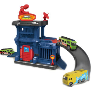 Pista De Carros Estacion Ciudad Garage Juguete Niño + Carro Multicolor