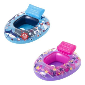 Balsa Inflable Infantil Bote Para Niños Y Niñas Salvavidas Rosa