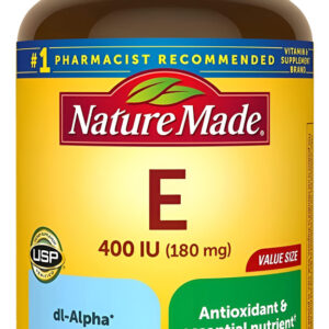 Nature Made Vitamina E 180 Mg 400 Uiu Dl-alpha 300 Softgels Vitamina E