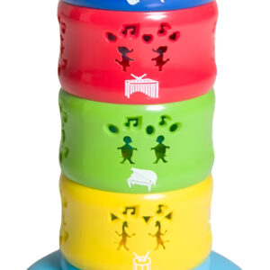 Torre Encajar Interactiva Bebé Música Luces Didáctico Niño Multicolor