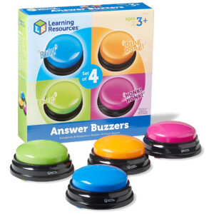 Learning Resources - Botones De Luces Y Sonidos, Juego De 4. Multicolor