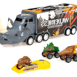 Tractomula Camión Carros Dinosaurio Catapulta Juguete Niño Dinosaurio Multicolor