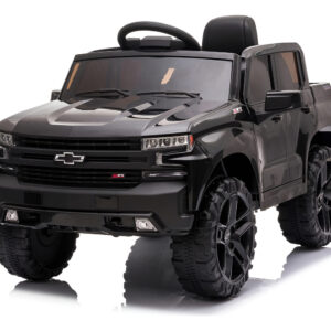 Kidzone - Camioneta Atv Chevrolet Silverado Autorizada Trail Negro 110v
