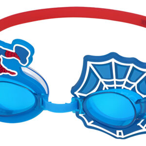 Goggles Infantiles Para Natacion 3 Años Diseño Spiderman Col Azul